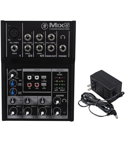 Amazon.com: Nady MM-14FX 4-Channel Microphone Mixer with